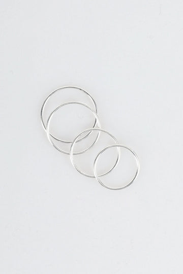 4 sets of layered ring